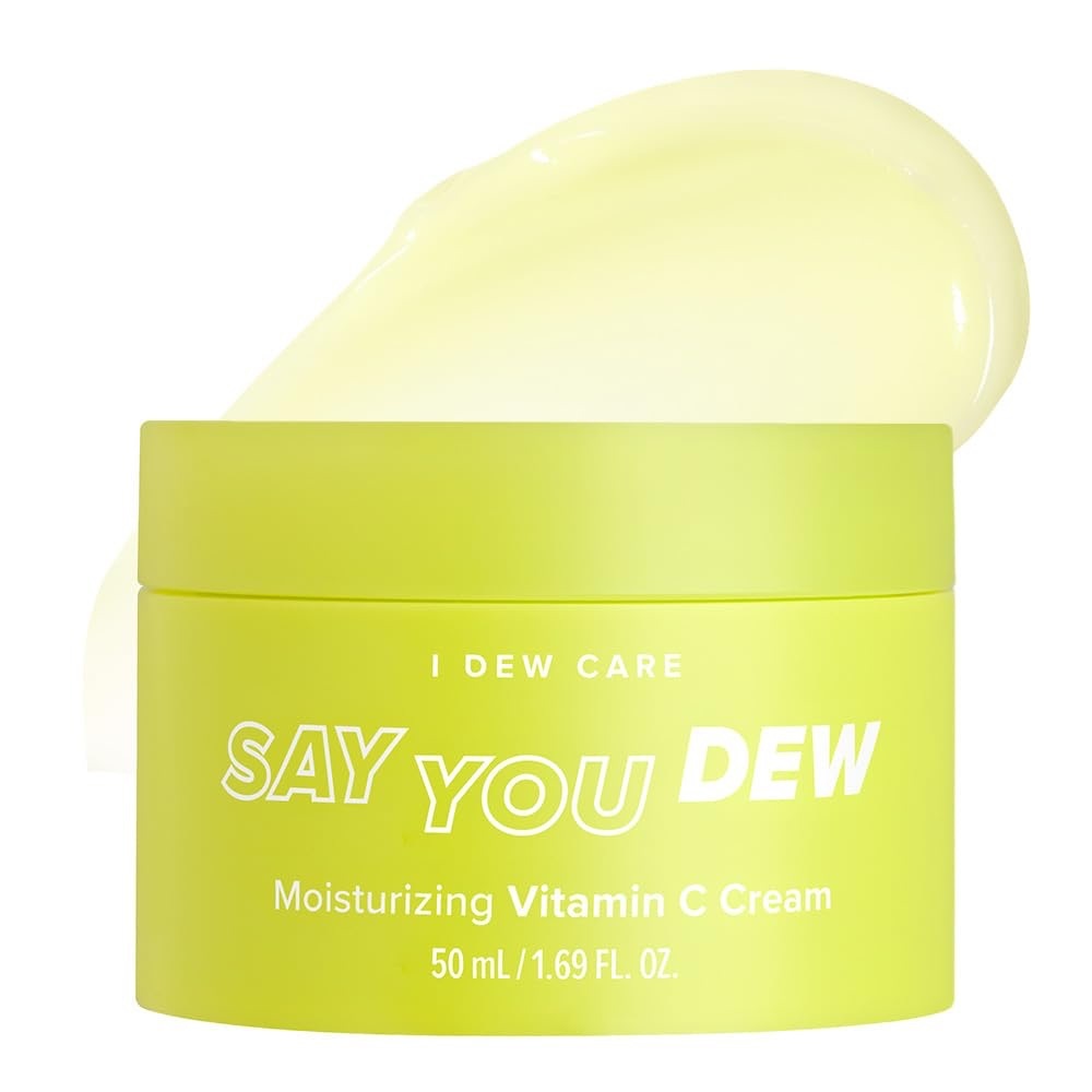 I Dew Care Say You Dew Moisturizing Vitamin C Cream- vegan, gel cream, brighten